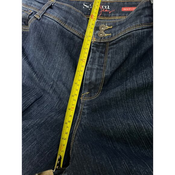 Style & Co. Womens Boot Cut Jeans Size 18 Blue Denim Cotton/Polyester/Spandex - Picture 8 of 9